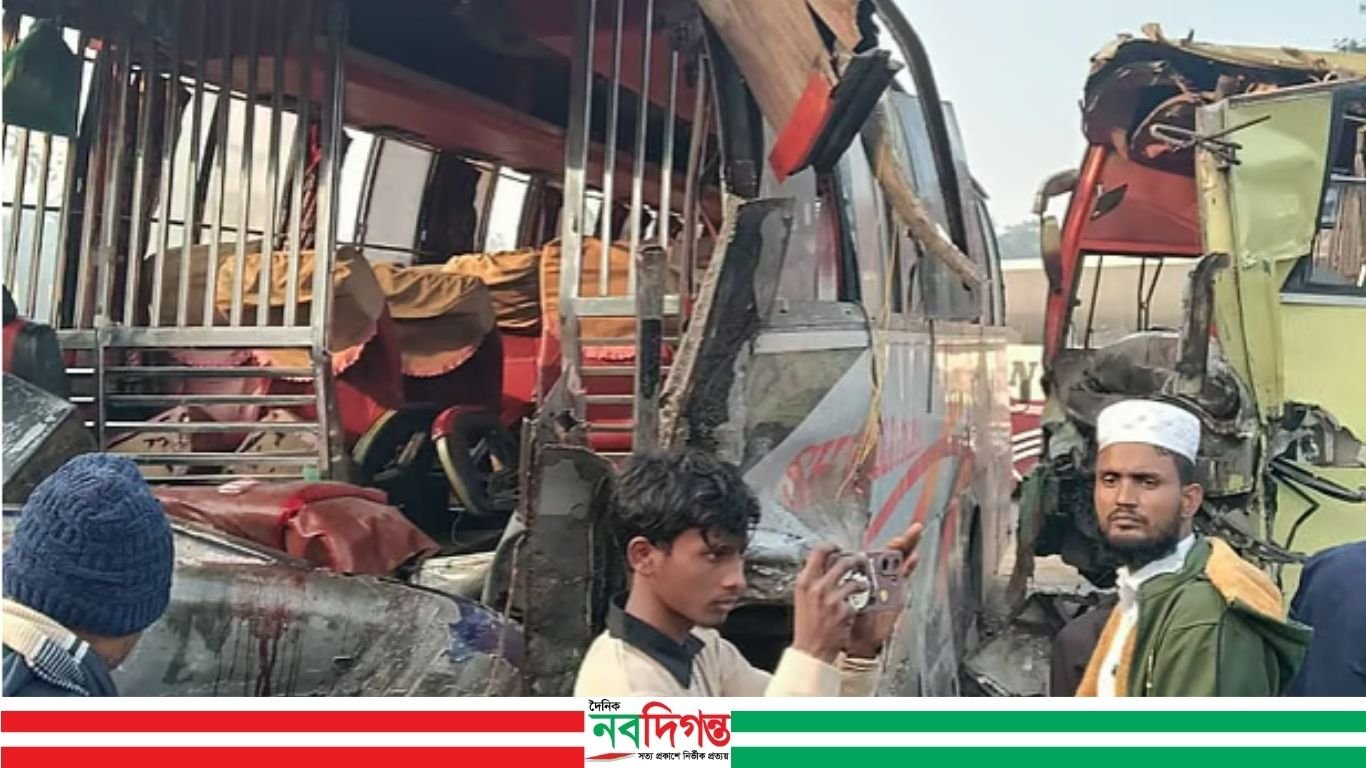 সিলেটে দুই বাসের মুখোমুখি সংঘর্ষে নিহত ২