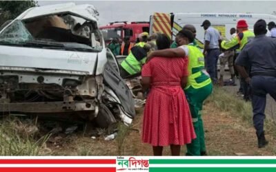 দক্ষিণ আফ্রিকায় স্কুলবাসের সঙ্গে ট্রাকের ভয়াবহ সংঘর্ষ, নিহত ১৩ শিশু