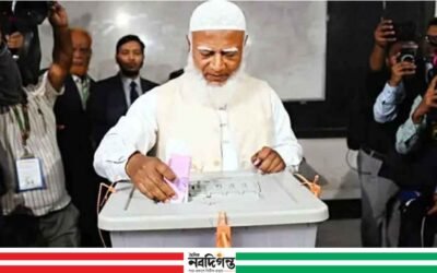 ভোট দিলেন জামায়াত আমির