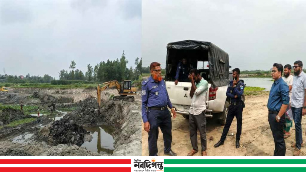 গাজীপুরে কৃষিজমি থেকে মাটি কেটে বিক্রির দায়ে ৩ জনের জেল-জরিমানা