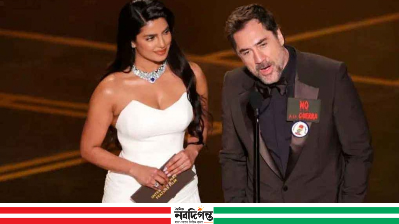 অস্কারে ‘ফ্রি প্যালেস্টাইন’ স্লোগান দিয়েছেন হাভিয়ের বারদেম