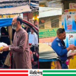 ময়মনসিংহে এম এ হান্নান খানের উদ্যোগে ট্রাফিক পুলিশের মধ্যে ইফতার বিতরণ