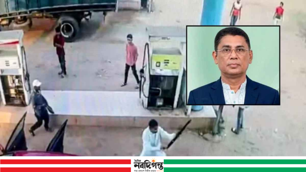 অতিরিক্ত তেল না দেওয়ায় পাম্পে অস্ত্র নিয়ে তাণ্ডব, ইটভাটার মালিক আটক