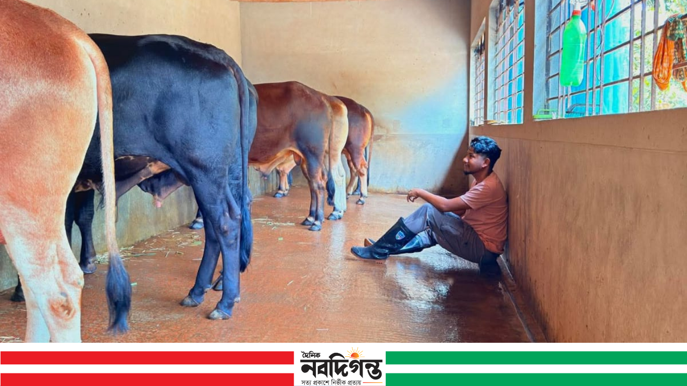 জয়পুরহাটে সন্তানের অনুপস্থিতিতে গরু বিক্রির অভিযোগ