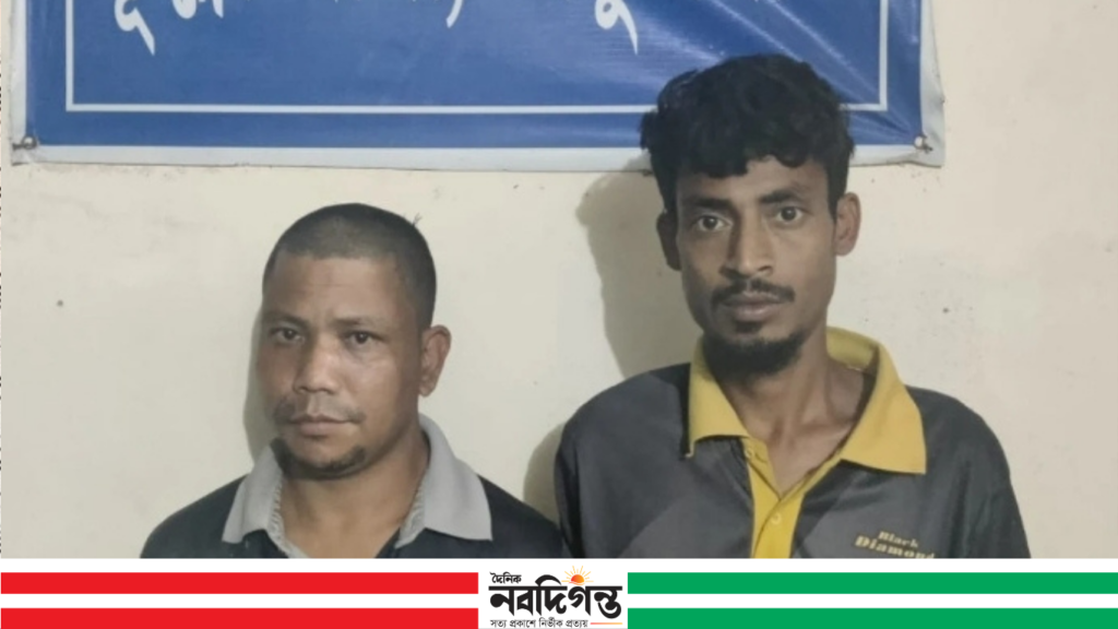 ঠাকুরগাঁওয়ে কলাবাগান থেকে দুই মাদক কারবারি আটক