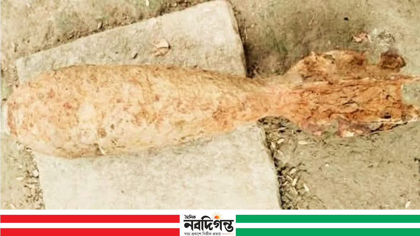 নোয়াখালী'র সোনাইমুড়ীতে মাটি খননের সময় মর্টার শেল উদ্ধার