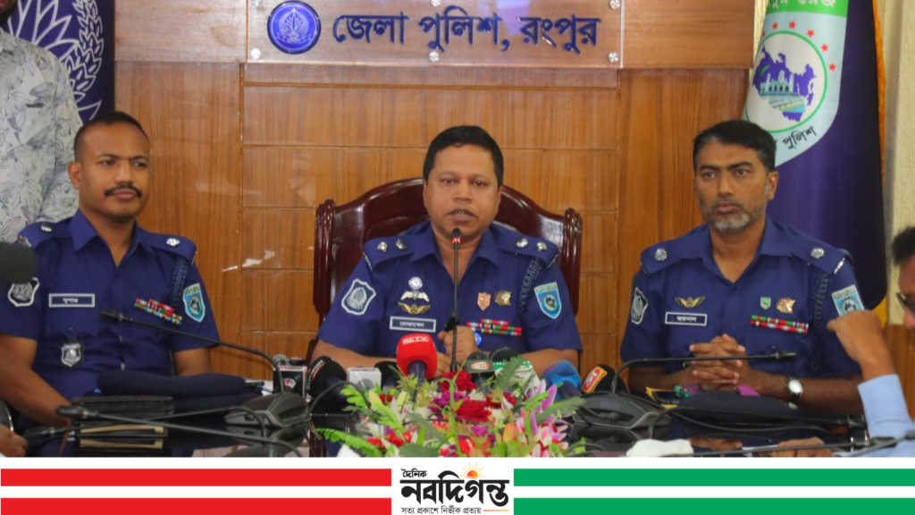 রংপুরে নতুন এসপির সঙ্গে সাংবাদিকদের মতবিনিময়