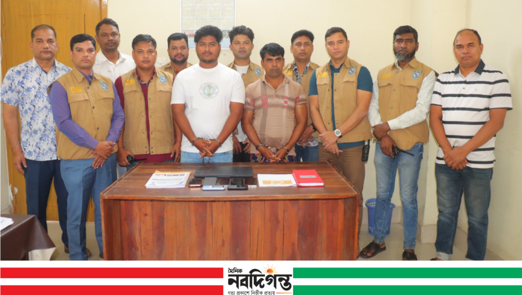 রংপুর ডিবির অভিযানে কিশোরগঞ্জে অনলাইন প্রতারক চক্রের ২ সদস্য গ্রেফতার
