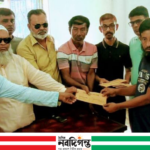 নাটোর জেলা পরিবহন শ্রমিকদের পরিবারের মাঝে মৃত্যুকালীন টাকা বিতরণ