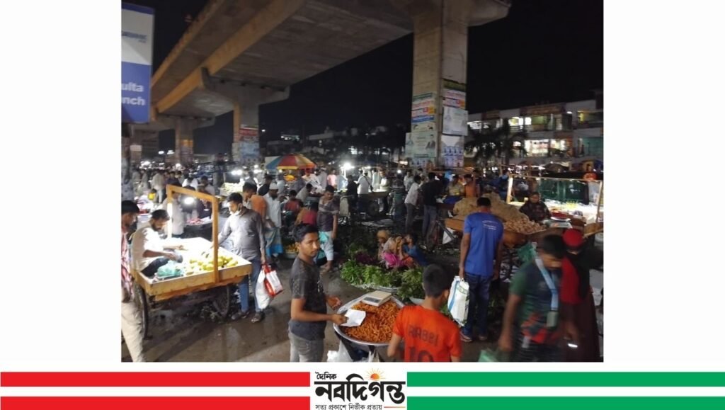 প্রশাসনের অভিযানের পরও ভূলতা-গাউছিয়ায় দখল-যানজট কমছে না
