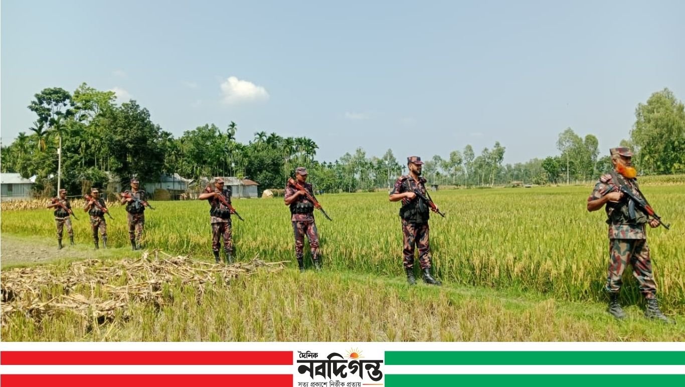 কুড়িগ্রাম সীমান্তে বিজিবির কড়া নজরদারি, বাড়ানো হয়েছে নিরাপত্তা টহল