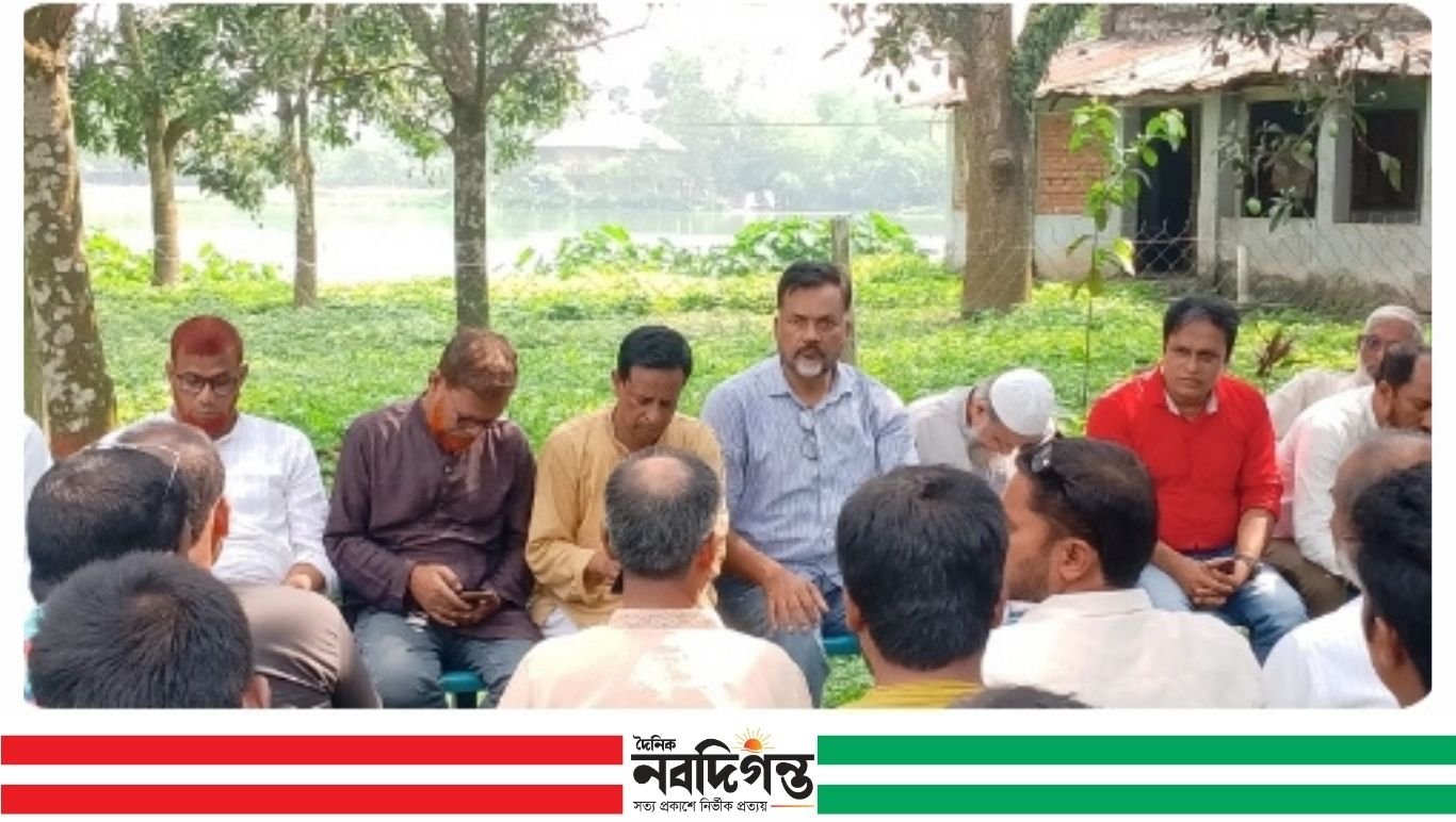 নওগাঁয় বিএনপি নেতার বাসভবনে মতবিনিময় সভা