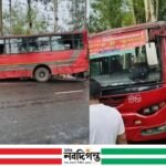 রংপুরে নিয়ন্ত্রণ হারিয়ে মোটর সাইকেলকে চাপা দিল বিআরটিসি বাস, নিহত.১