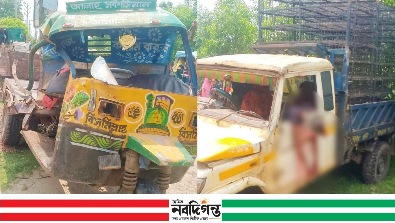 নড়াইলে পিকআপ-লাটা মুখোমুখি সংঘর্ষে নিহত ১, আহত ৪
