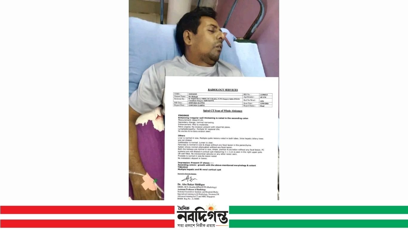 ক্যান্সারে আক্রান্ত খুলনার শিল্পী বিশ্বজিৎ, সহায়তার আবেদন