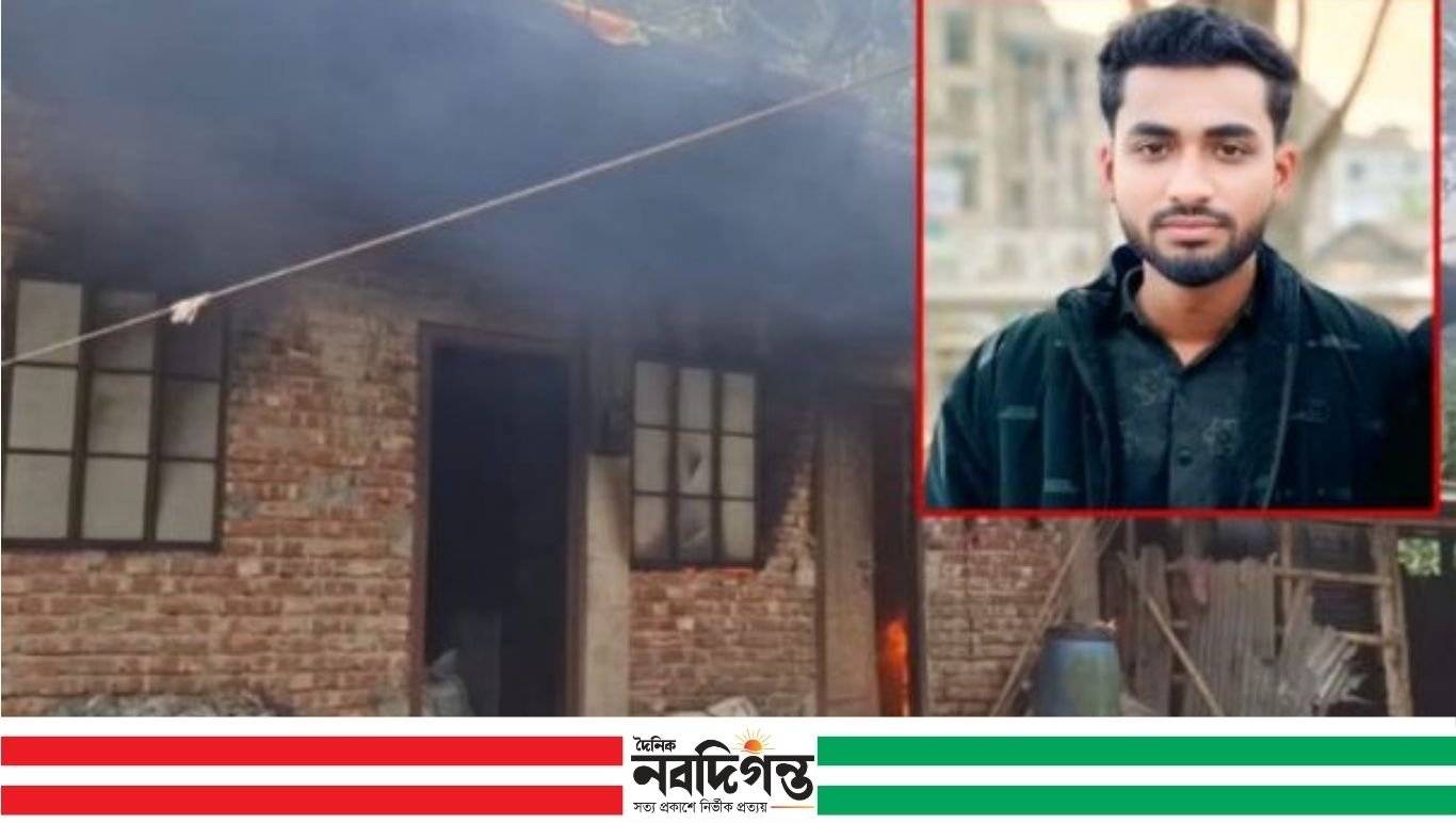 পলাশে যুবক হত্যার ঘটনায় উত্তেজনা, অভিযুক্তের বাড়িতে অগ্নিসংযোগ