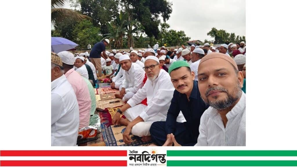 আসামের হাইলাকান্দিতে উৎসবমুখর পবিত্র ঈদুল আজহা উদযাপন