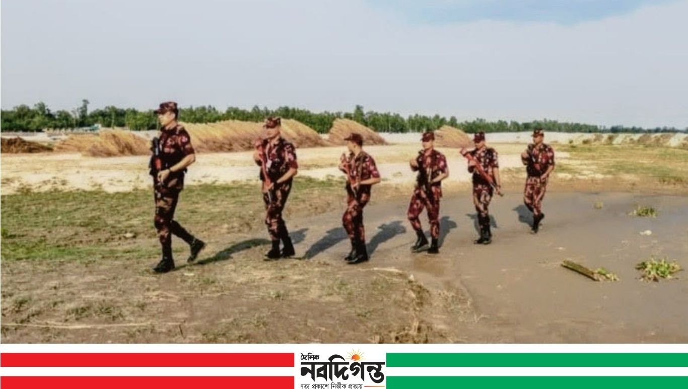 কুড়িগ্রাম সীমান্তে বিজিবির কড়া নজরদারি, অনুপ্রবেশ ঠেকাতে টহল জোরদার