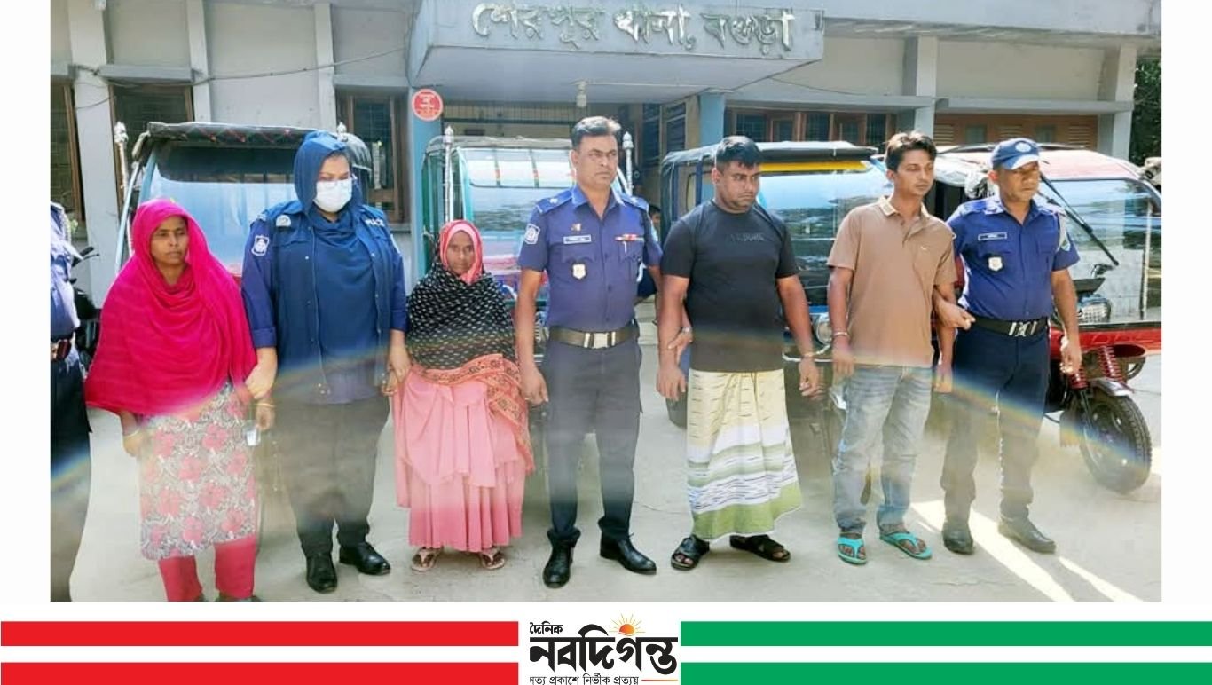 শেরপুরে ইজিবাইক চোর চক্রের ৪ সদস্য গ্রেপ্তার, ৪টি যান উদ্ধার