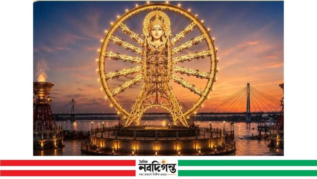 বদলে যাবে হঠাৎ আরেকটি নয়া রূপ, তৈরী হবে ৬০ ফুট উচ্চতার দুর্গা মূর্তি
