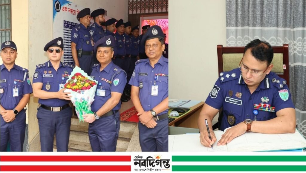 নবীগঞ্জ থানা পরিদর্শনে সিলেট রেঞ্জের ডিআইজি 1 নবীগঞ্জ থানা পরিদর্শনে সিলেট রেঞ্জের ডিআইজি