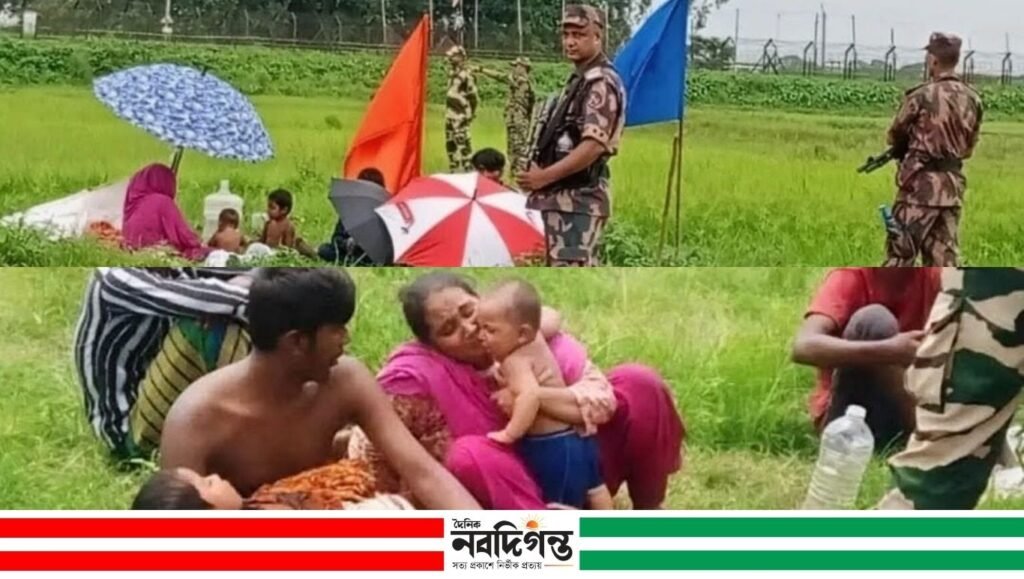 কুড়িগ্রাম সীমান্তে মানবিক সংকট: শূন্যরেখায় দুই শিশুসহ পরিবারের অনিশ্চিত দিনযাপন