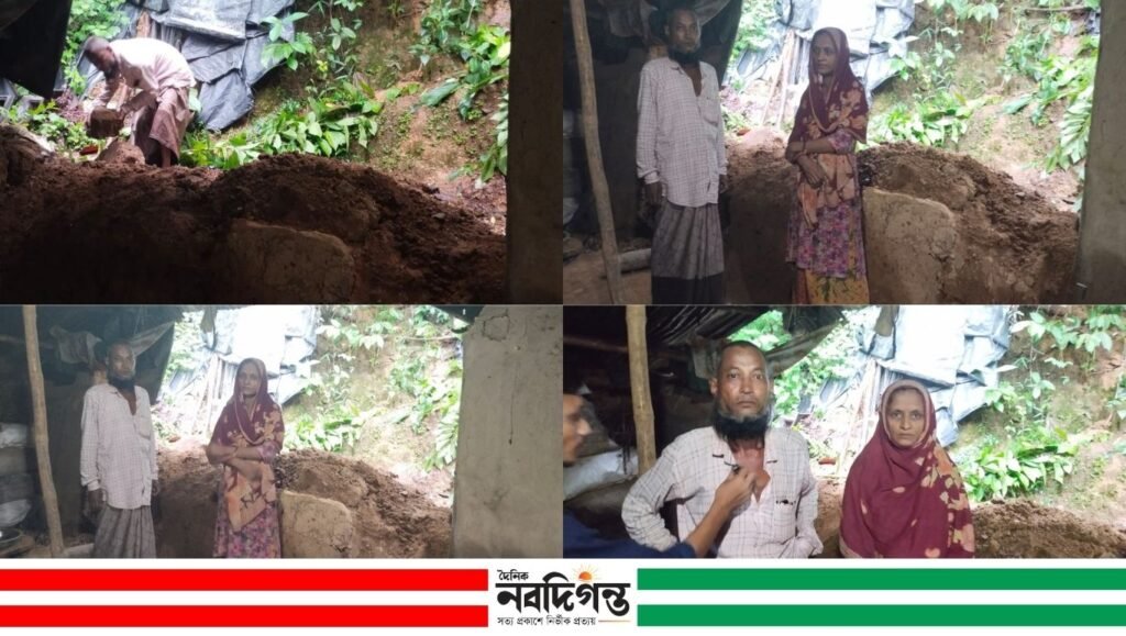 টানা বৃষ্টিতে ক্ষতিগ্রস্ত টেকনাফের নুর মোহাম্মদের পরিবার, সহায়তার আবেদন