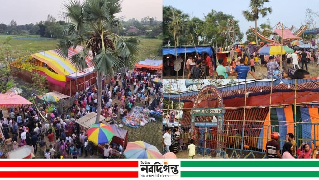 শতবর্ষের ঐতিহ্যে ধামইরহাটে বসেছে শাকই শংকরপুরের মাদারের মেলা