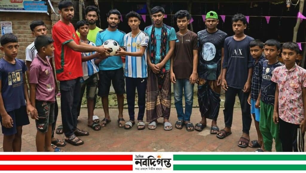 মাদক নয়, খেলাধুলাই হোক যুবকদের সঙ্গী: জেলেখালি ভাই ভাই সংঘের উদ্যোগ