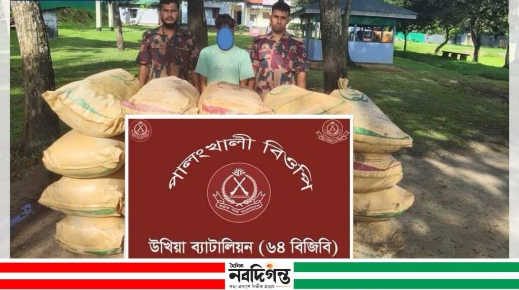 পালংখালী সীমান্তে ২০ বস্তা ইউরিয়া সার জব্দ, আটক ১