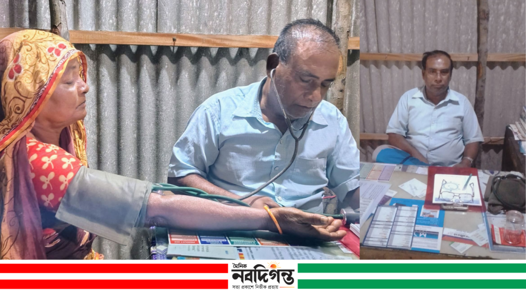 ৪০ বছর ধরে নামমাত্র ফ্রিতে চিকিৎসা, উপকূলবাসীর ‘গরিবের ডাক্তারবাবু’ সুনীল মণ্ডল