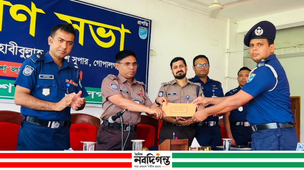 কাশিয়ানীতে অপরাধ দমনে পুলিশের তৎপরতা বৃদ্ধি, আলোচনায় ওসি মাহফুজুর রহমান