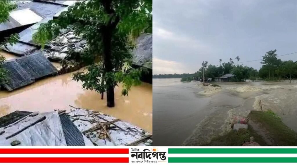 টানা বৃষ্টি ও পাহাড়ি ঢলে হবিগঞ্জে বন্যা পরিস্থিতির অবনতি টানা বৃষ্টি ও পাহাড়ি ঢলে হবিগঞ্জে বন্যা পরিস্থিতির অবনতি