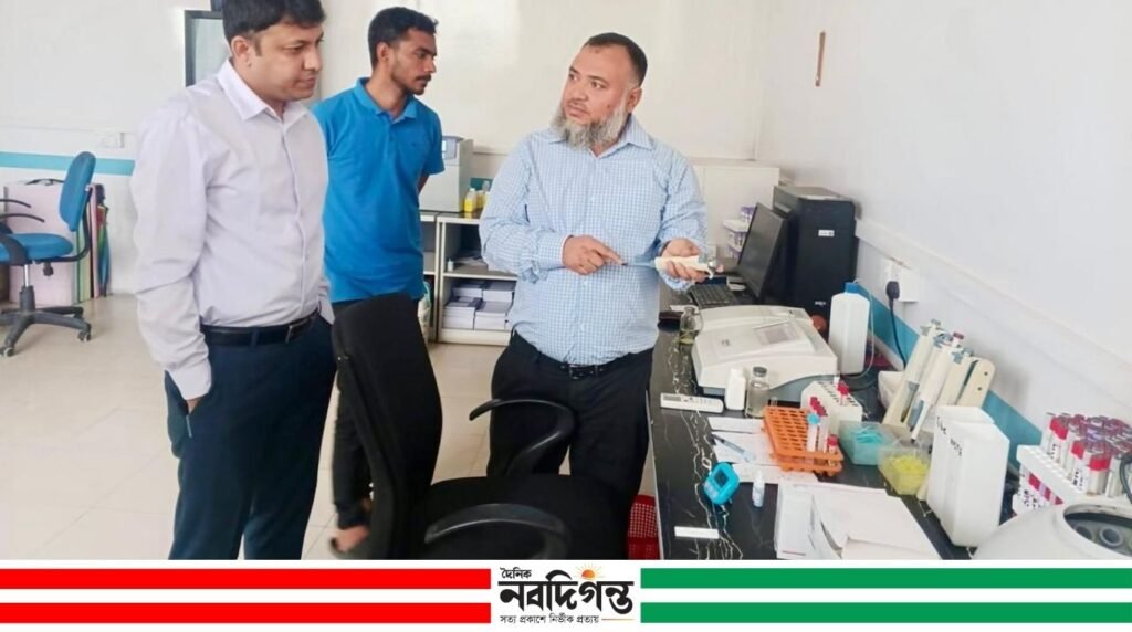 পলাশে হাসপাতাল ও ডায়াগনস্টিক সেন্টারে মোবাইল কোর্ট, ৪০ হাজার টাকা জরিমানা