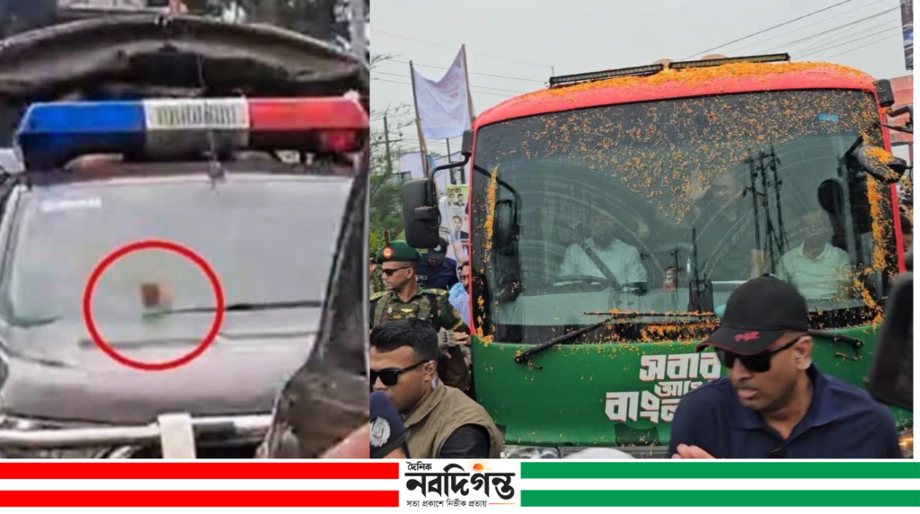 প্রধানমন্ত্রীর গাড়িবহরে ইটের টুকরা পড়ার দাবি ঘিরে তদন্তে পুলিশ