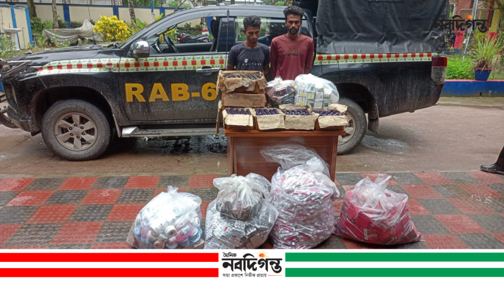 সাতক্ষীরায় বিপুল মাদক, ট্যাপেনটাডল ও ভারতীয় পণ্যসহ দুইজন গ্রেপ্তার সাতক্ষীরায় বিপুল মাদক, ট্যাপেনটাডল ও ভারতীয় পণ্যসহ দুইজন গ্রেপ্তার