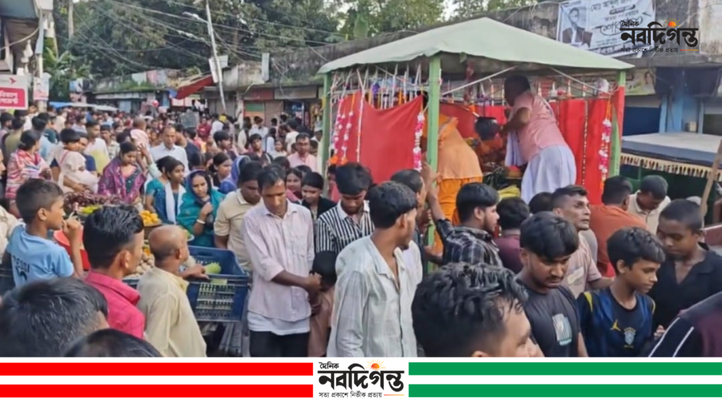উল্টো রথ টানার মধ্য দিয়ে নাসিরনগরে শেষ হলো জগন্নাথ দেবের রথযাত্রা উৎসব উল্টো রথ টানার মধ্য দিয়ে নাসিরনগরে শেষ হলো জগন্নাথ দেবের রথযাত্রা উৎসব