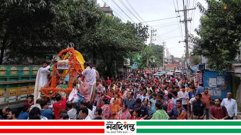 পলাশে ধর্মীয় ভাবগাম্ভীর্যতায় জগন্নাথদেবের দুটি রথযাত্রা পালিত
