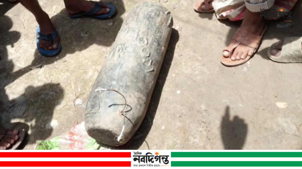 শাল্লায় বাড়ি থেকে ব্রিটিশ আমলের সন্দেহভাজন লোহার পিলার উদ্ধার, তদন্তে পুলিশ