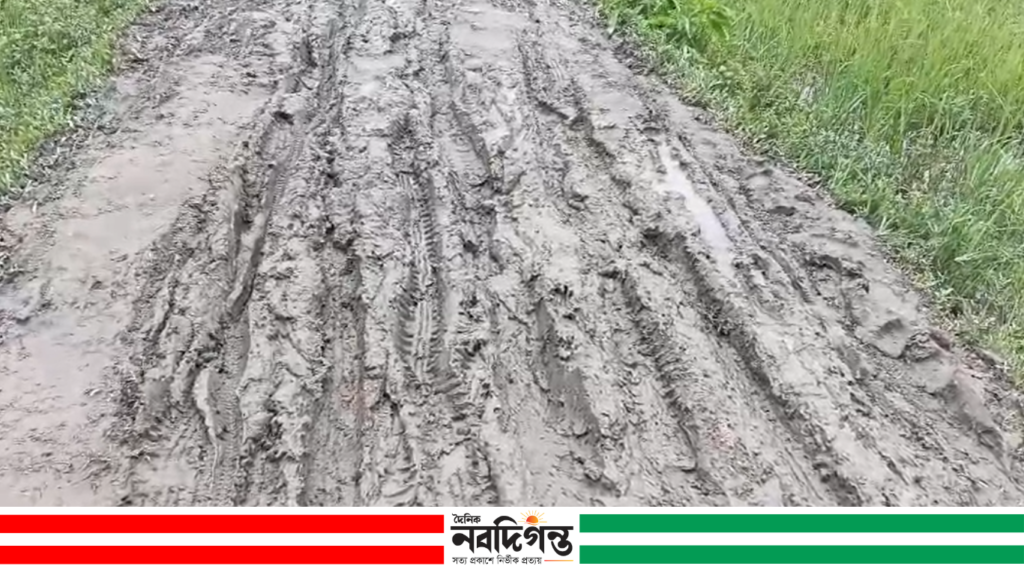 দক্ষিণ পিরিজপুরে ইউসুফ মার্কেট-শ্মশানঘাট সড়ক সংস্কারের দাবিতে এলাকাবাসী