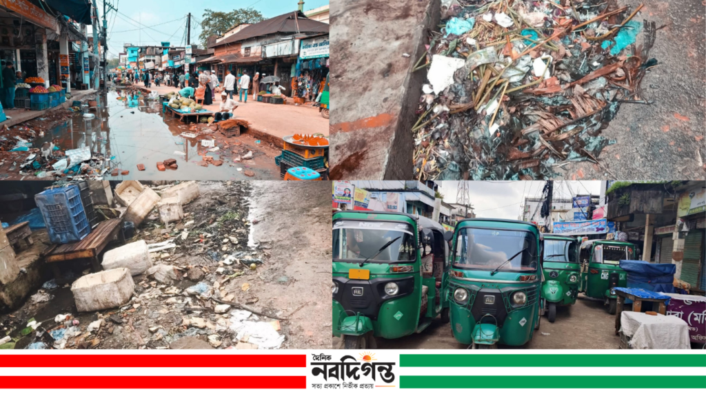 উন্নয়ন হয়েছে, ভোগান্তি রয়ে গেছে কানাইঘাট পৌর বাজারে