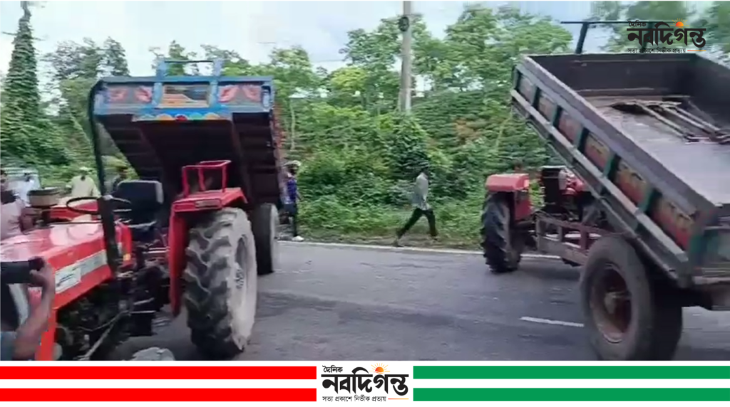 হবিগঞ্জে এনসিপির গাড়িবহরের পথ রোধে ট্রাক দিয়ে সড়ক অবরোধের অভিযোগ হবিগঞ্জে এনসিপির গাড়িবহরের পথ রোধে ট্রাক দিয়ে সড়ক অবরোধের অভিযোগ