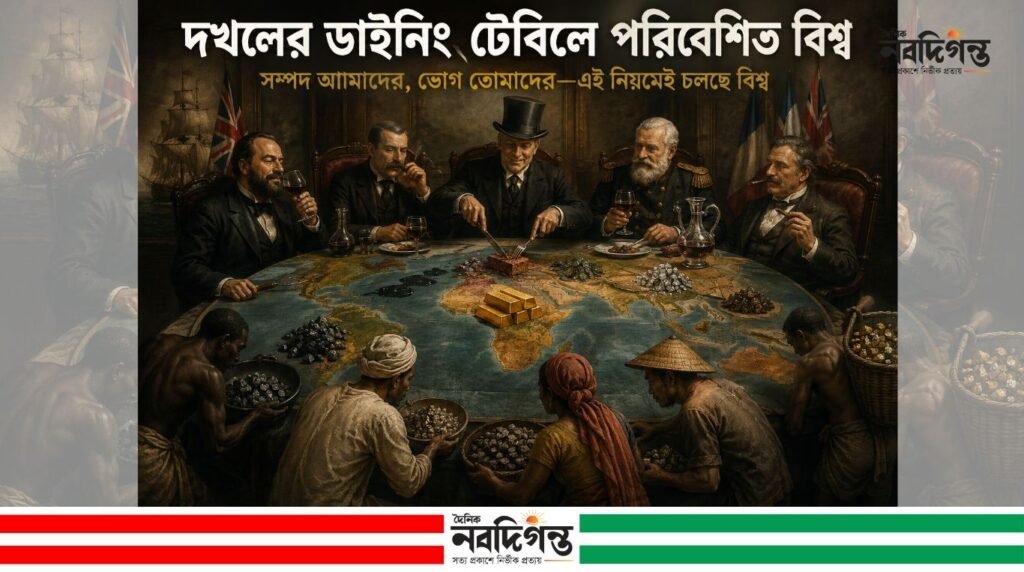 দখলের ডাইনিং টেবিলে পরিবেশিত বিশ্ব দখলের ডাইনিং টেবিলে পরিবেশিত বিশ্ব