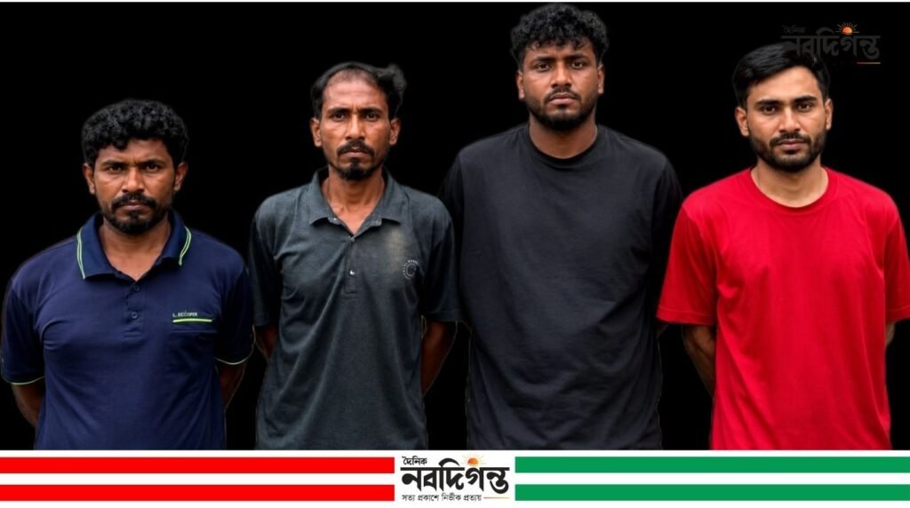 দৌলতপুরে তালিকাভুক্ত সন্ত্রাসী মমিসহ ৪ জন গ্রেপ্তার