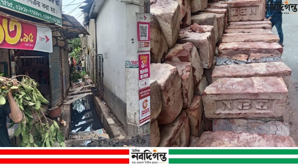 খুলনা ডাকবাংলা–মির্জাপুর সংযোগ গলিপথ নির্মাণে নিম্নমানের সামগ্রী ব্যবহারের অভিযোগ খুলনা ডাকবাংলা–মির্জাপুর সংযোগ গলিপথ নির্মাণে নিম্নমানের সামগ্রী ব্যবহারের অভিযোগ