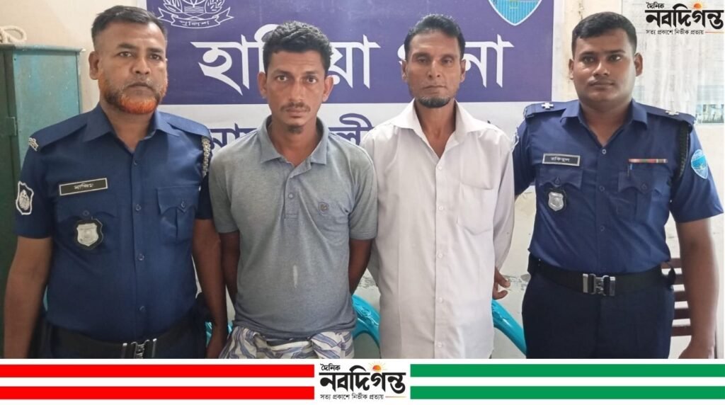 নোয়াখালীর হাতিয়ায় জাগলার চরে বন উজাড় ও সরকারি জমি দখলের অভিযোগে গ্রেপ্তার ২ নোয়াখালীর হাতিয়ায় জাগলার চরে বন উজাড় ও সরকারি জমি দখলের অভিযোগে গ্রেপ্তার ২