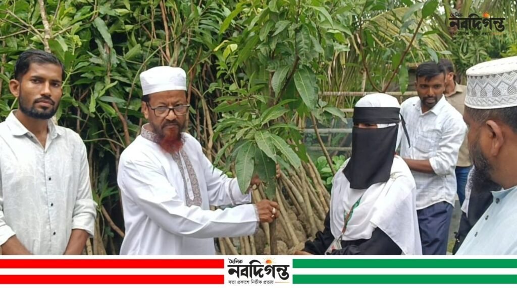 রামপালে ১৯টি প্রতিষ্ঠানে ৯০০টি ফলজ চারা বিতরণ করলো নজরুল ইসলাম ও খাদিজা সিদ্দিকী ট্রাস্ট
